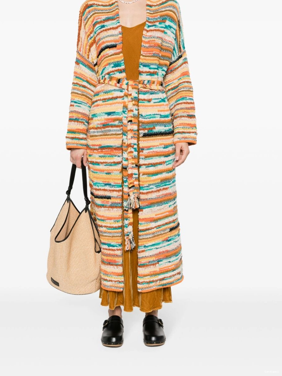 Affordable patterned-intarsia Maduray Women coat Alanui 0818